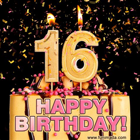 happy 16th birthday gif images|16 Birthday gifs